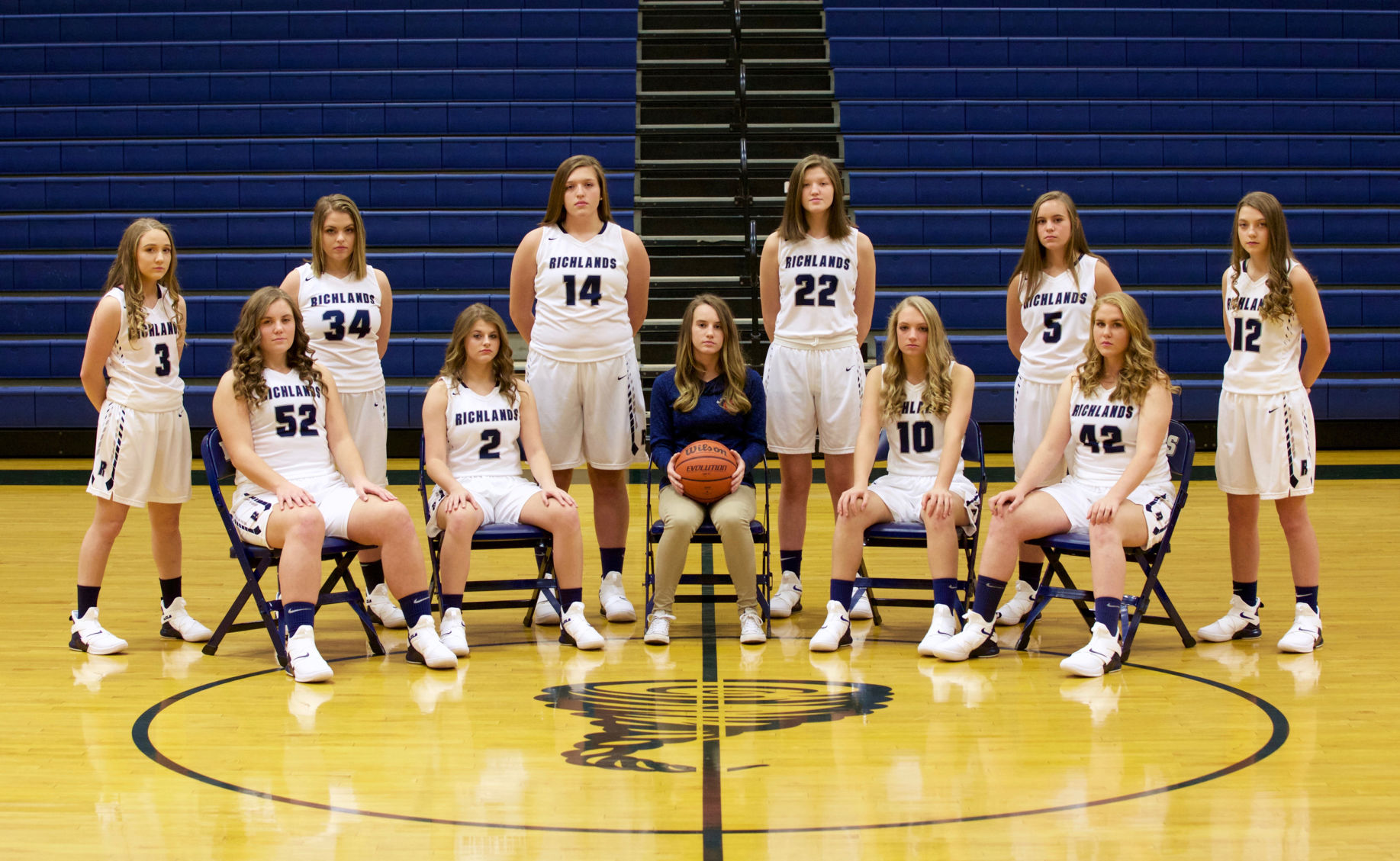Young Richlands girls ready to hit the hardwood